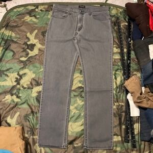 Adam Levine The Engineer Dark‎ Grey slim fit jeans stretch mens 34/31